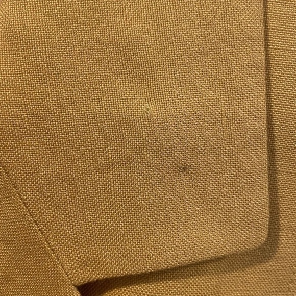 Le Suit Marigolds Yellow Linen Blend Blazer Jacket Womens Size 10‎ (C) - Picture 4 of 5